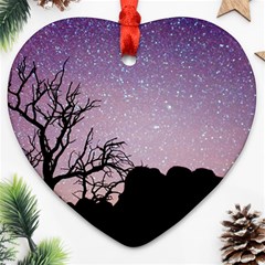 Arches National Park Night Ornament (heart)