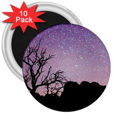 Arches National Park Night 3  Magnets (10 Pack) 