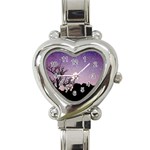 Arches National Park Night Heart Italian Charm Watch Front