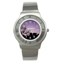 Arches National Park Night Stainless Steel Watch by Amaryn4rt