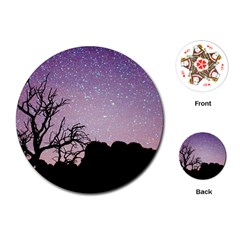 Arches National Park Night Playing Cards (round) 