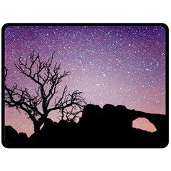 Arches National Park Night Fleece Blanket (large) 