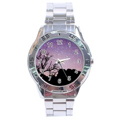 Arches National Park Night Stainless Steel Analogue Watch