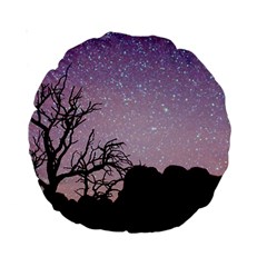 Arches National Park Night Standard 15  Premium Round Cushions by Amaryn4rt