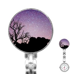 Arches National Park Night Stainless Steel Nurses Watch by Amaryn4rt