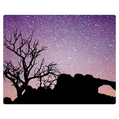 Arches National Park Night Double Sided Flano Blanket (medium) 