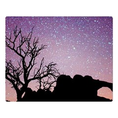 Arches National Park Night Double Sided Flano Blanket (large)  by Amaryn4rt