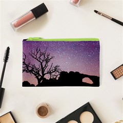 Arches National Park Night Cosmetic Bag (xs) by Amaryn4rt