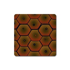 Art Psychedelic Pattern Square Magnet