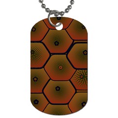 Art Psychedelic Pattern Dog Tag (one Side)