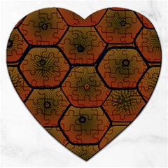 Art Psychedelic Pattern Jigsaw Puzzle (heart)