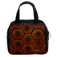 Art Psychedelic Pattern Classic Handbags (2 Sides)