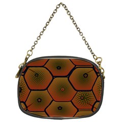 Art Psychedelic Pattern Chain Purses (one Side) 