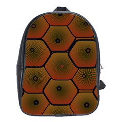 Art Psychedelic Pattern School Bags(large) 