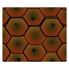 Art Psychedelic Pattern Double Sided Flano Blanket (small) 