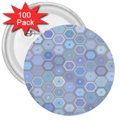 Bee Hive Background 3  Buttons (100 Pack)  by Amaryn4rt