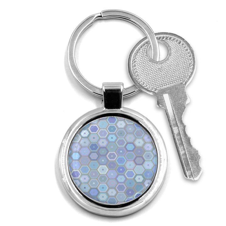 Bee Hive Background Key Chains (Round) 