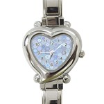 Bee Hive Background Heart Italian Charm Watch Front