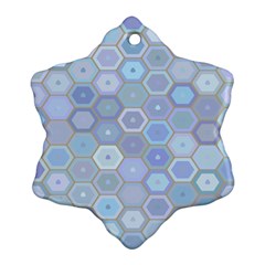 Bee Hive Background Ornament (snowflake) by Amaryn4rt