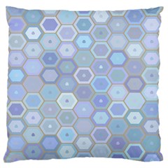 Bee Hive Background Large Cushion Case (two Sides) by Amaryn4rt