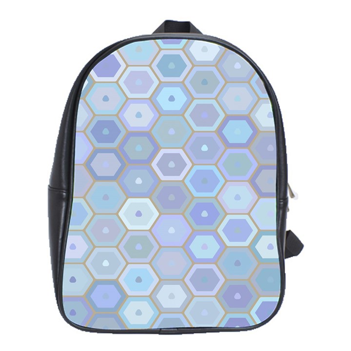 Bee Hive Background School Bags (XL) 