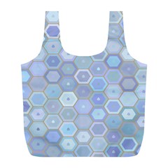 Bee Hive Background Full Print Recycle Bags (l)  by Amaryn4rt