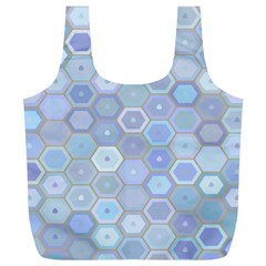 Bee Hive Background Full Print Recycle Bags (l)  by Amaryn4rt