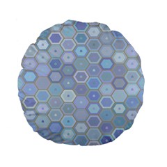 Bee Hive Background Standard 15  Premium Flano Round Cushions