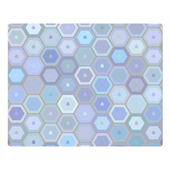 Bee Hive Background Double Sided Flano Blanket (large) 