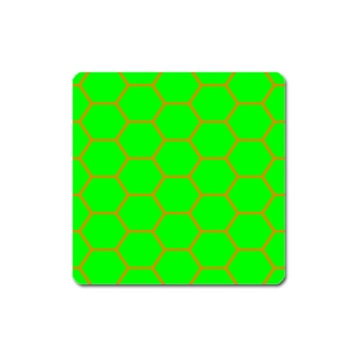 Bee Hive Texture Square Magnet