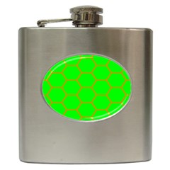 Bee Hive Texture Hip Flask (6 Oz) by Amaryn4rt