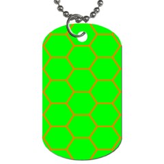 Bee Hive Texture Dog Tag (two Sides)