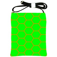 Bee Hive Texture Shoulder Sling Bags