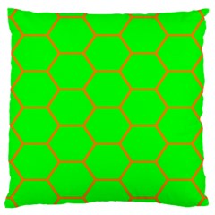 Bee Hive Texture Large Cushion Case (one Side)