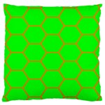 Bee Hive Texture Large Cushion Case (Two Sides) Front