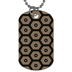 Black Bee Hive Texture Dog Tag (two Sides)