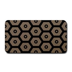 Black Bee Hive Texture Medium Bar Mats by Amaryn4rt