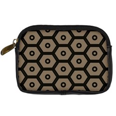 Black Bee Hive Texture Digital Camera Cases by Amaryn4rt