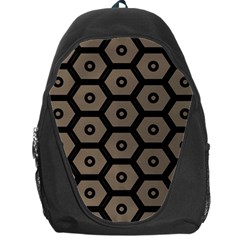 Black Bee Hive Texture Backpack Bag