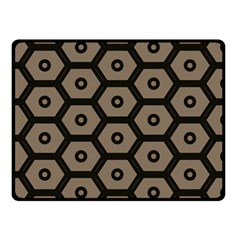 Black Bee Hive Texture Double Sided Fleece Blanket (small) 