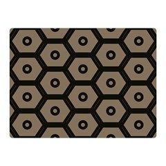 Black Bee Hive Texture Double Sided Flano Blanket (mini) 