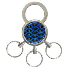 Blue Bee Hive 3-ring Key Chains by Amaryn4rt