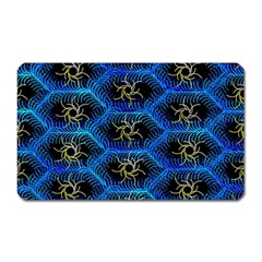 Blue Bee Hive Magnet (rectangular) by Amaryn4rt