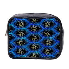 Blue Bee Hive Mini Toiletries Bag 2-side