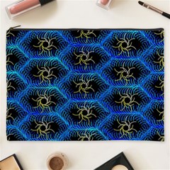 Blue Bee Hive Cosmetic Bag (xxxl) 