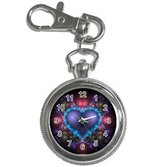 Blue Heart Key Chain Watches by Amaryn4rt