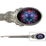 Blue Heart Letter Openers Front