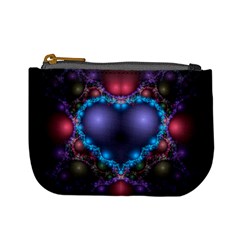 Blue Heart Mini Coin Purses