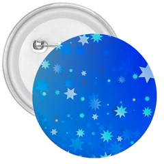 Blue Hot Pattern Blue Star Background 3  Buttons