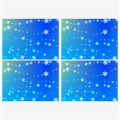 Blue Hot Pattern Blue Star Background Belt Buckles